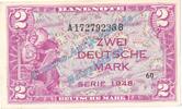 BDL Kopfgeld 2 Mk. A-B 1948 Banknote , 2 Mark Schein in kfr. WBZ-3, Ros.... 395,00 EUR prix TTC + 14,99 EUR frais d'envoi