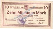 Großnotgeld Inflation De 10 Mio. Mk. Nassau-Lahn , Banknote 10 Millionen Mark Schein in gbr. Keller 3725.e , HE 1923 -