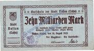 Großnotgeld Inflation De 10 Mia. Mk. Nassau-Lahn , Banknote 10 Milliarden Mark Schein in gbr. Keller 3725.i , HE 1923 -