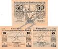 Notgeld AT 3 Scheine kpl. Furth , Notgeld Set mit 3 Scheinen in kfr. K-K 214.a-d , Niederösterreich 1920 -