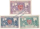 Notgeld AT 3 Scheine kpl. Herzogenburg , Notgeld Set mit 3 Scheinen in kfr. K-K 367 Niederösterreich 1920 -