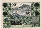 Notgeld AT 60 He. Hainburg , Notgeld 60 Heller -Aufdruck- in kfr. K-K S.337.III.c , NOE o.D. -