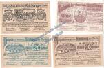 Notgeld AT 4 Scheine kpl. Kirchberg a. Walde , Notgeld Set mit 4 Scheinen in kfr. K-K 440.. NOE o.D. -
