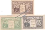 Notgeld AT 3 Scheine kpl. Holzhausen , Notgeld Set mit 3 Scheinen in kfr. K-K 396.I.a , Oberösterreich o.D -