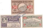 Notgeld AT 3 Scheine kpl. Laakirchen , Notgeld Set mit 3 Scheinen in kfr. K-K 494... Niederösterreich o.D. -