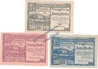Notgeld AT 3 Scheine kpl. Manglburg , Notgeld Set mit 3 Scheinen in kfr. K-K 574 , Oberösterreich o.D. -