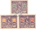 Notgeld AT 3 Scheine kpl. -C- Oberschlierbach , Notgeld Set mit 3 Scheinen -C- in kfr. K-K 694.I.d , OOE 1920 -