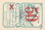 Notgeld AT 50 He. Rabenstein , Notgeld 50 Heller Überdruck Schein in kfr. K-K S.808.VI.c NOE 1920 -