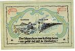 Serienscheine DE 1 Mk. Leck , Notgeld 1 Mark Schein in kfr. M-G 780.1 , Schleswig Holstein o.D. -