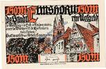 Notgeld De 1,50 Mk. Elmshorn , Notgeld 1,50 Mark Schein in kfr. M-G 1333.1 , Schleswig von 1921 -
