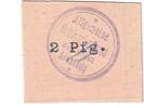 Notgeld De 2 Pf. Arnstadt AOK , Notgeld 2 Pfennig Schein in kfr. Tieste 0200.05.11 Thüringen o.D -