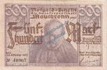 Inflation De. 500 Mk. Maulbronn , Banknote 500 Mark Schein in L-gbr. Müller 2900.1 , Württemberg 1922 -