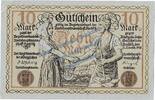 Großnotgeld De. 10 Mk. Rochlitz , Banknote 10 Mark Schein in kfr. Geiger 451.03 , Sachsen von 1918 -