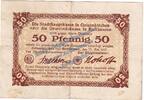 Notgeld De 50 Pf. Gelsenkirchen , Notgeld 50 Pfennig Schein in gbr. Tieste 2165.05.10 , Rhl.- Nrw. -