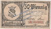 Notgeld De 50 Pf. Gronau , Notgeld 50 Pfennig Schein in gbr. Tieste 2495.05.01 , Westfalen 1918 -