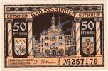 Notgeld De 50 Pf. Bad Kissingen , Notgeld 50 Pfennig Schein in kfr. Tieste 3505.05.25 Bayern 1919 -