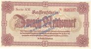 3. Reich - Notausgaben 20 Mk. Banknote , 20 Reichsmark Schein in kfr. DEU-262, Ros.186, P.187 , 3.Reich 1945 -