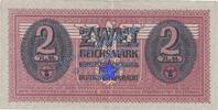 3. Reich - Wehrmacht 2 Mk. Banknote , 2 Mark Schein in f-kfr. DWM-7, Ros.506, M.37, Wehrmacht - 3.Reich -B- -