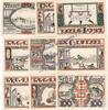 Notgeld DE 9 Scheine kpl. Coblenz , Notgeld T.V.C Set mit 9 Scheinen in kfr. M-G 234.1 , Rheinland o.D. -