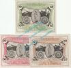 Notgeld AT 3 Scheine kpl. Salzburg , Notgeld Set mit 3 Scheinen in kfr. K-K 861.a , Salzburg 1920 -