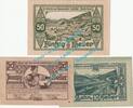 Notgeld AT 3 Scheine kpl. Selztal , Notgeld Set mit 3 Scheinen in kfr. K-K 991... Steiermark o.D. -