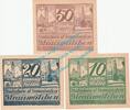 Notgeld AT 3 Scheine kpl. Strasswalchen , Notgeld Set mit 3 Scheinen in kfr. K-K 1047... Salzburg 1920 -