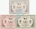 Notgeld AT 3 Scheine kpl. St. Aegidi , Notgeld Set mit 3 Scheinen in kfr. K-K 875.II.a Oberösterreich 1920 -