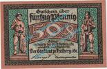 Notgeld DE 50 Pf. Freiberg , Notgeld 50 Pfennig Schein in kfr. Tieste 1950.20.22 , Sachsen o.D. -