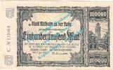 Inflation DE 100.000 Mk. Mülheim , Notgeld 100.000 Mark Schein in gbr. Keller 3637.b , Rheinland von 1923 -