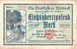 Inflation DE 100.000 Mk. Wilsdruff , Notgeld 100.000 Mark Schein in gbr. Keller 5637.a , Sachsen von 1923 -