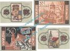 Notgeld DE 4 Scheine kpl. Wunsiedel , Notgeld Set mit 4 Scheinen in kfr. Tieste 8140.05.10-13 , BAY 1918 -