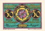 Notgeld DE 50 Pf. Nr.4 Marktschorgast , Notgeld 50 Pfennig Schein Nr.4 in kfr. M-G 871.3.a Bayern 1921 -