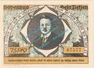 Serienscheine DE 75 Pf. Lesum , Notgeld 75 Pfennig Schein in kfr. M-G 795.1.a Bremen o.D. Seriennotgeld -