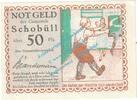 Notgeld DE 50 Pf. Nr.6 -Textfehler- Schobüll , Notgeld 50 Pfennig Nr.6 --Textfehler-- in kfr. M-G 1194.3 , Schleswig -