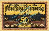 Notgeld DE 50 Pf. -A- Freiberg , Notgeld 50 Pfennig A --Entwertet-- in kfr. Bühn 1751.26 Sachsen 1921 -