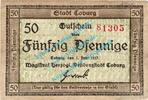 Notgeld DE 50 Pf. Coburg , Notgeld 50 Pfennig Schein in gbr. Tieste 1170.05.05 , Bayern von 1917 -