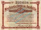 Notgeld DE 50 Pf. -No- Hamburg , Notgeld 50 Pfennig -No- in kfr. Tieste 2765.175.01 , Hamburg von 1917 -