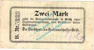 Kleingeld 1914-1922 2 Mk. Grätz , Notgeld 2 Mark Schein in gbr. Diessner 130.6.a , Posen 1914 Notgeld 1914 -