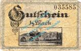Notgeld De 1/2 Mk. Wetzlar , Notgeld 1 halbe Mark Schein in gbr. Tieste 7875.10.01 , Rheinland 1918 -