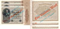 Weimarer Republik - Inflation 3 x 1 Mia. -- Orange, fortl. KN -- Reichsbanknoten , 1 Milliarde Mark --ORANGE 3 x fortl KN Bo. WZ -- , DEU-126.F.e -