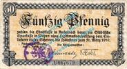 Notgeld DE 50 Pf. Andernach , Notgeld 50 Pfennig Schein in gbr. Tieste 0125.05.01 , Rheinland 1917 -
