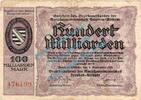 Inflation DE 100 Mia. Mk. Dresden , Notgeld 100 Milliarden Mark Schein in gbr. Bühn 1240.16 , Sachsen 1923 -