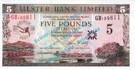 Irland - Ireland 5 Pfund Banknote Irland - Ireland , 5 Pound Schein -George Best- von 2006 in unc - kfr -