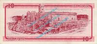Kuba - Cuba 10 Pesos Banknote Kuba - Cuba , 10 Pesos Schein -Exchange Certifiate- ND 1985 in a-unc - -