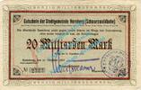 Inflation DE 20 Mia. Mk. Hornberg , Banknote 20 Milliarden Mark Schein in gbr. Keller 2448... Baden 1923 -
