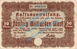 Inflation 1923 DE 50 Mia. Mk. Hannover , Notgeld 50 Milliarden Mark Schein in gbr. Keller 2148.e , NDS 1923 -