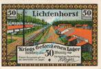 Serienscheine DE 50 Pf. Nr.2 Lichtenhorst , Notgeld 50 Pfennig Schein Nr.2 in kfr. M-G 797.1 , Niedersachsen -