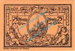 Notgeld DE 75 Pf. --o.KN-- Rheinsberg , Notgeld 75 Pfennig Schein -Muster- in kfr. M-G 1120.2.. Brandenburg -