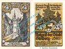 Serienscheine DE 25 Pf. -Druckfirma- Stolberg , Notgeld 25 Pfennig Schein -Drfa- in kfr. M-G 1273.1.a Sachsen Anhalt -