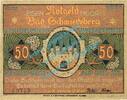 Serienscheine DE 50 Pf. Nr.6 -glanz- Schmiedeberg , Notgeld 50 Pfennig Nr.6 -Glanzdruck- in kfr. M-G 1186.1.a , PrS -